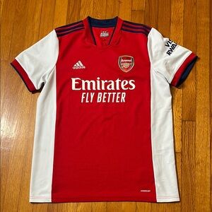 Arsenal 2021-2022 Home T-Shirt Football Soccer Jersey Adidas